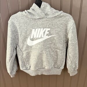 Nike Heather Gray Sweatshirt and Shorts set